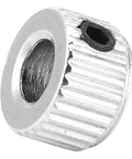 Pro Grade Lock Shaft Collar Pack Ten Piece Ferronickel Plated Steel Keepers For Landing Gear Wheels close-up view of a collar