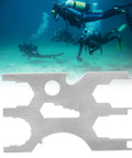 Stainless Steel Scuba Diving All In One Multi Tool Kit With Regulator Repair Gear for Underwater Adventures and Quick Fixes