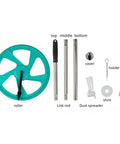 Smooth Operator Adjustable Line Marking Wheel Featuring A 1000Ml Chalk Tank And 31Cm Roller, Boasting A Telescopic Handle with components.