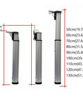 Adjustable Metal Furniture Legs With Telescopic Table Supports For Breakfast Bars And Folding Tables, Height 50-130cm, Built-To-Last Steel Tube Build, Ultra-Sturdy One-Piece Design For Home Or Office Remodels