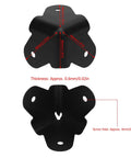 16 Piece Metal Corner Protectors Set Beefed Up Guards For Furniture Speakers Guitar Amps And More Black Iron Construction