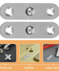 6 Piece Stainless Steel Rotating Door Pivot Hinges with hassle-free disassembly and space-saving design for cabinets