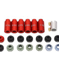 Precision Headspace Gauge Comparator Kit For.17 To.45 Calibers, features red and black gauge tools for precise chamber measurements.
