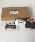 Grab This Solenoid Directional Valve 4KB219 Plate Install AC220 Or DC24 Pneumatic Component For Heavy Duty Industrial Work That Works Like A Charm with installation kit.