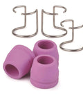 AG60 Plasma Cutting Consumables Kit replacement parts including purple nozzles and metal guides for Cut 60 and SG55 machines.