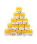 Thonlai 15 Pieces ER11 Spring Collet Set For CNC Milling Lathes High Precision Tool Holder Grip With Separate Storage Containers And Labels For Stable Performance - stacked collets with sizes labeled