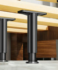 2 Pack Adjustable Bed Frame Support Legs with Heavy Duty Metal Bases and Floor Protection, Ideal for Beds and Couches