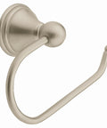 Preston Collection Spot Resist Brushed Nickel Single Post Toilet Paper Holder Wall Mount For Easy No Fuss Secure Roll Changes And Durable Bathroom Hardware Model DN8408BN