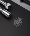 100 Pcs Silver Steel Welding Rods For Quick Car Bumper Repair And Plastic Ring Fix With Fast Restoration Dash Kit That Slays on black surface.