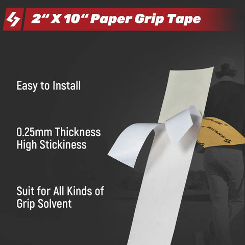2x10 inch paper grip tape from All In One Golf Grip Regripping Kit With 5oz Solvent, 15 Grip Tapes, Tape Remover Tool