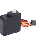 17 Gram Digital RC Gear Servo features compact design and wiring for precision handling in SCY 16102PRO remote control vehicles.