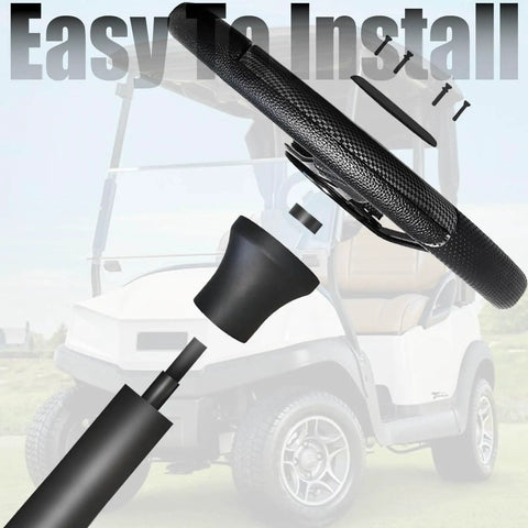 Universal Aluminum Steering Wheel Adapter For TXT RXV Marathon Medalist Golf Carts No Fuss Install Rust Resistant Alloy
