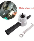 Dual Head Sheet Metal Nibbler Drill Attachment For Steel Aluminum And Copper Electric Or Pneumatic Drill Cutter Kit