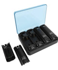 Remote Battery Charger 4 In 1 Charging Station With 4x 2800mAh NiMH Rechargeable Batteries open with visible batteries inside