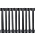 Heavy Duty 45 Degree Angle Corner Braces Black Powder Coated Steel Joint Bracket For Post Beam Wood Frame DIY Connector in rows.