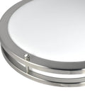 Close-up detail of 18 Inch LED Flush Mount Ceiling Light With Five CCT Modes 2700K To 5000K Dimmable 24W 2160 Lumens