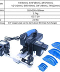 Shop Certified Cordless Electric Tube Bender For Copper Pipe 1/4 To 7/8 Inch, 2000mAh battery and bending tools included.