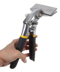 3 Inch Manual Sheet Metal Bender Tool With Straight Jaw Edge Seamer for metal bending, heavy-duty hand seamer held in hand