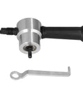 Double Head Metal Nibbler Attachment For Cutting Iron, Stainless Steel And Aluminum Sheets with ergonomic handle and tool