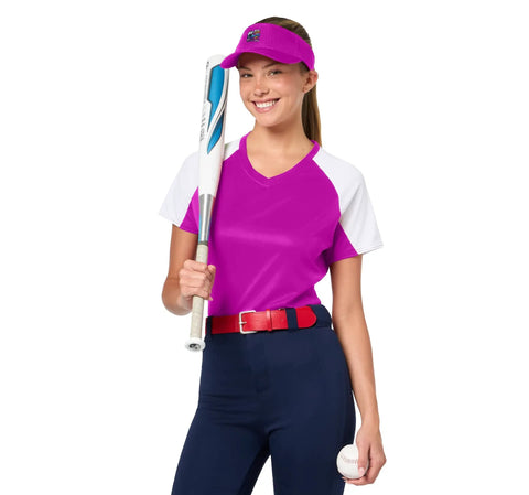 Pink Adjustable Sun Visor For Machinists CNC Guys Featuring Precision Vise Gauge Square Tool Design Cool Breathable Mesh Hat worn by player holding bat.