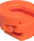 Volume Spacers For Float NA 2 Forks MTB Suspension Tuning Kit No Tools Required Plastic Spacer in orange.