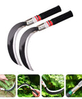 Two Pack Manganese Steel Garden Weeders with Ergonomic Handles Lightweight Manual Weeding Knife Set for Easy Weeding Harvesting