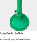 Base of Emergency Eye Wash Station With Eyewash And Shower Kit In Stainless Steel With ABS Coating Double Nozzle Water Flow