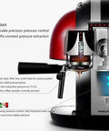 Home Espresso Machine With 15 Bar Constant Pressure Extraction, 0.5mm Fine Filtration, Precision 90 Degree Temperature Control, Milk Foam Function For Latte Art At Home, Easy Pour Pot For Rich Barista Quality Coffee, internal filter view