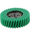 Green gear from Three Pcs Lightweight 36T Planetary Gears With 608 Bearings For Electric And Folding Bikes Nylon Durable High Performance Replacement Parts
