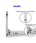 Beefy Built Marine Boat Strap Hinges 316 Stainless Steel Pair With Screws Noiseless Operation Sturdy Large 6 X 1.18 Inch Hinge For Hatches And Doors Corrosion Resistant For Saltwater Use, heavy duty cast construction with sliding bearings