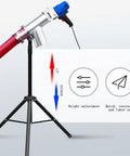 Portable Grain Suction Auger Conveyor With Wear Resistant Rubber Wire Layer on adjustable stand, height control features visible