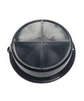 Msioytog Heavy Duty Garage Oil Drain Pan With Super Wide Mouth Round Bassin For Easy Car Fluid Collection Plus Reinforced Base And Spout Design For Quick Maintenance Jobs That Are Total Game Changers, top view showing wide mouth and sturdy build.