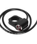 Ride Ready 12V Stainless Steel LED Spotlight Handlebar Switch For Motorcycles ATVs And Electric Bikes With Red Indicator Light