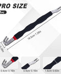 Pro size view of Dual Head Terminal Removal Tool For Cars, Quick Release Wire Connector Separator, with measurements