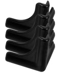 4 Pack Silicone Childproof Corner Guards For Furniture And Tables, Black Edge Protectors To Prevent Injuries