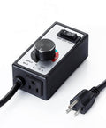 AC Motor Speed Controller For Fans Up To 15A Max 120V Adjustable Dial with 6-foot grounded cord and plug