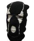 Distressed Halloween Balaclava Full Face Mask With Knit Beanie Hooded Style Funny Scary Shiesty Look For Pranks And Winter Ski Mask Windproof