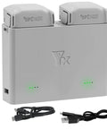 Two Way Charging Hub For DJI Mini 4 Pro And Mini 3 Drones Bi Directional Battery Charger with cables, grey