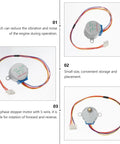 Compact Dual Pack High Torque Stepper Motor Smooth Operator Kickin Performance For Cnc Engraver Milling Machine Featuring Constant Current Driver Compatibility And Tight Rotation with colorful wiring.