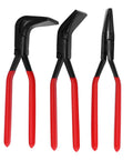 Pro Grade Heavy Duty Metal Bending Pliers Hand Seamer with Adjustable Jaw for 45 and 90 Degree Bends in Sheet Metal, trio set.