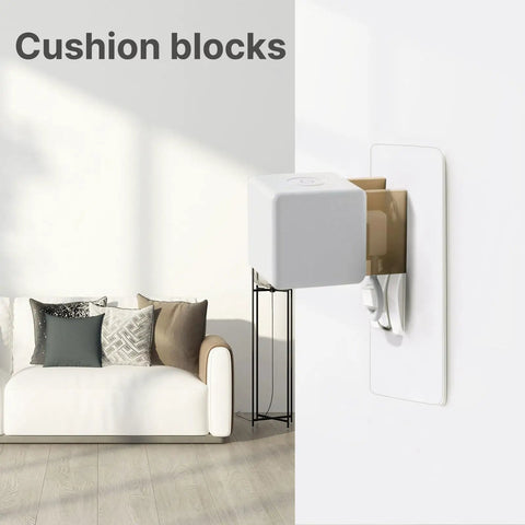 Smart Fingerbot 2 Pack Touch Button Pusher Turns Old Switches Into Smart Buttons With Tuya Hub on wall switch
