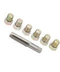 Fabater 13 Piece Oil Drain Plug Thread Repair Kit M13 X 1.5mm Rethread Tool For 12mm Engine Leak Proof Screw Set With High Strength Steel Chaser Tap, tap and plugs