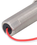 Close-up of Inductive Proximity Sensor Switch for Industrial Machines, AC 30V, 2A, 3/4-16UNF thread, stainless steel
