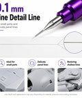 0.1 mm Fine Detail Line of Professional Panel Line Scriber Tool Designed With Two Hella Accurate 0.1 Millimeter Tungsten Steel Blades.