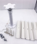 35W Vertical Axis Wind Turbine With 5 Blade Portable Breeze Generator components and accessories for DIY outdoor use
