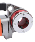 Close-up of Badass 2300W Electric Pipe Threader 110V with interchangeable die for precise threading on pipes.