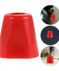 Red plastic ring of Beefy Heavy Duty Stainless Steel Nut Replacement Tool for fencing equipment maintenance and parts replacement