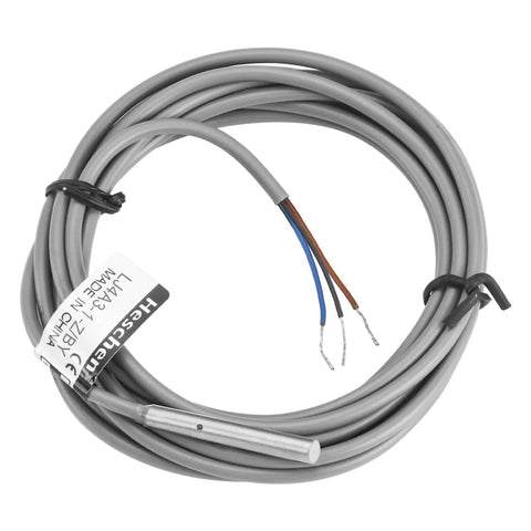 Inductive Proximity Sensor Switch Shielded Type With 1mm Detection, 10 to 30 VDC, PNP Normally Open, 3 Wire, 150mA, 200cm cable