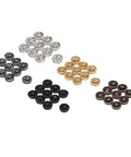 100 Pack 5mm Mini Metal Snap Buttons Fasteners In Five Colors Anti Rust Lightweight And Durable Easy To Use And Carry