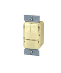 Passive Infrared No Nonsense Motion Sensor Wall Switch 800/1200W, 120/277V, Ivory, Auto On Or Manual On, front view